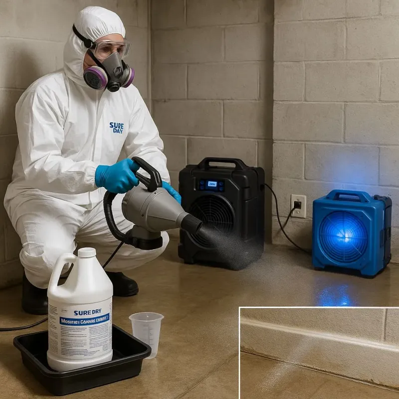 Sanitization and Odor Removal process in New Hyde Park, NY