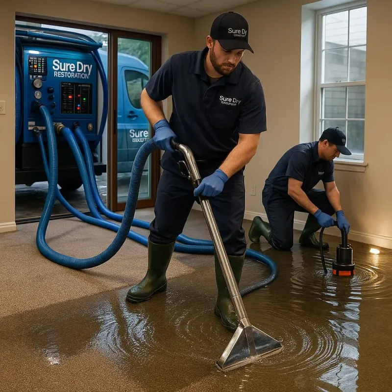 Water Extraction and Removal process in New Hyde Park, NY
